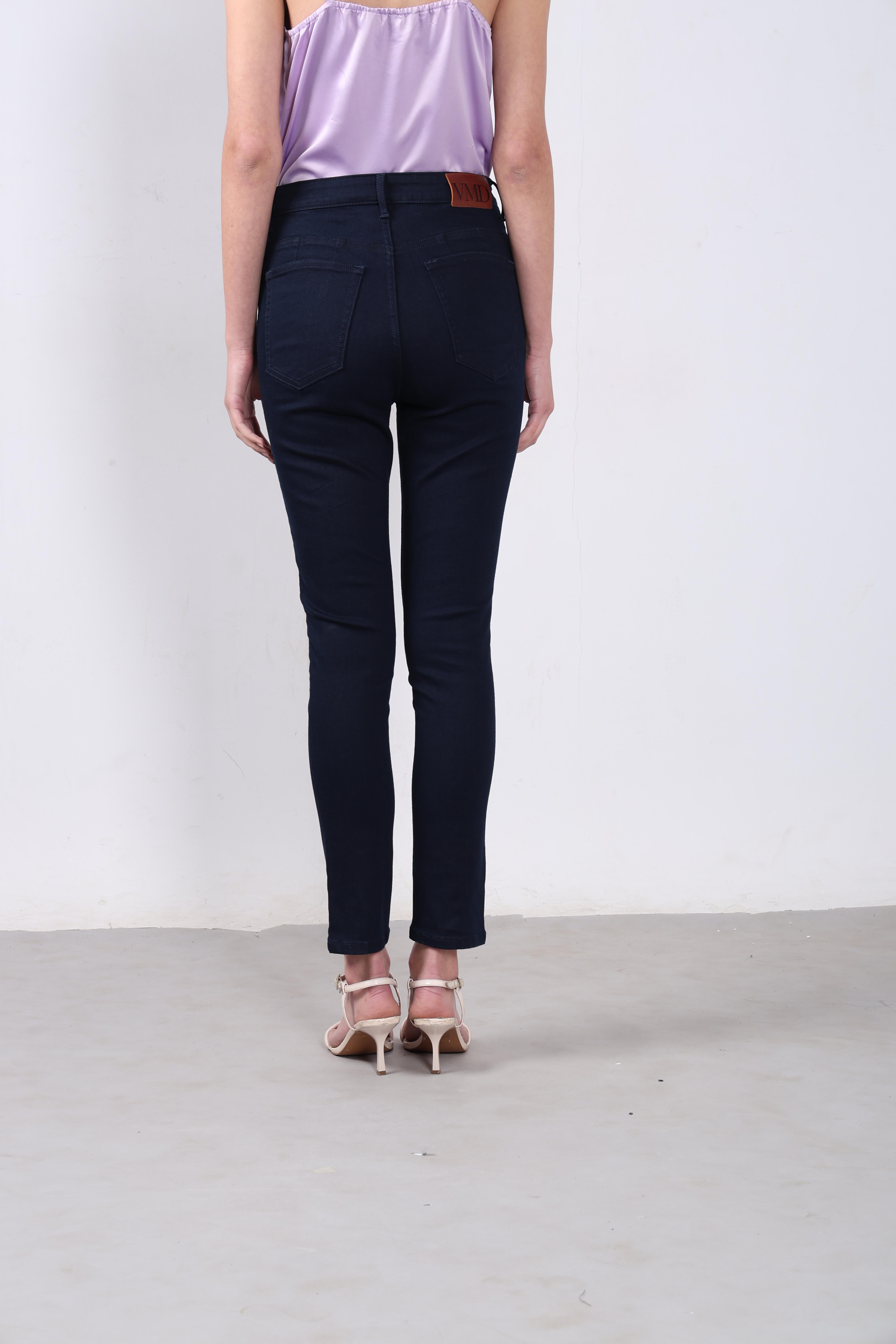 Vero Moda Dark Blue High Rise Skinny Jeans