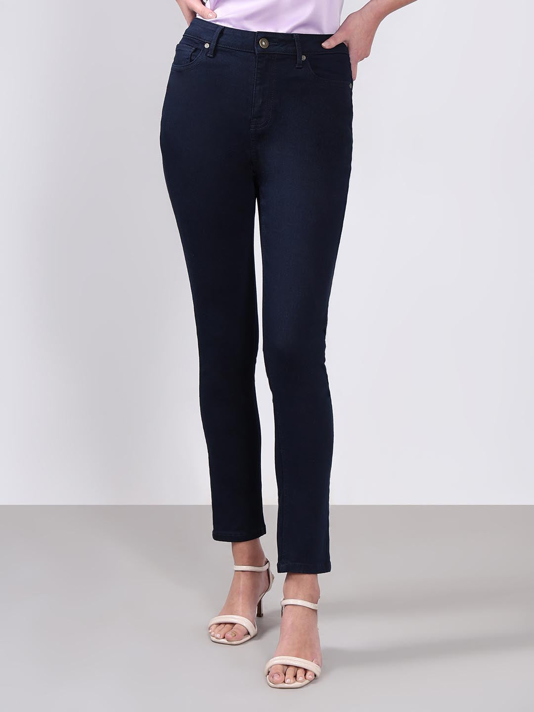 Vero Moda Dark Blue High Rise Skinny Jeans