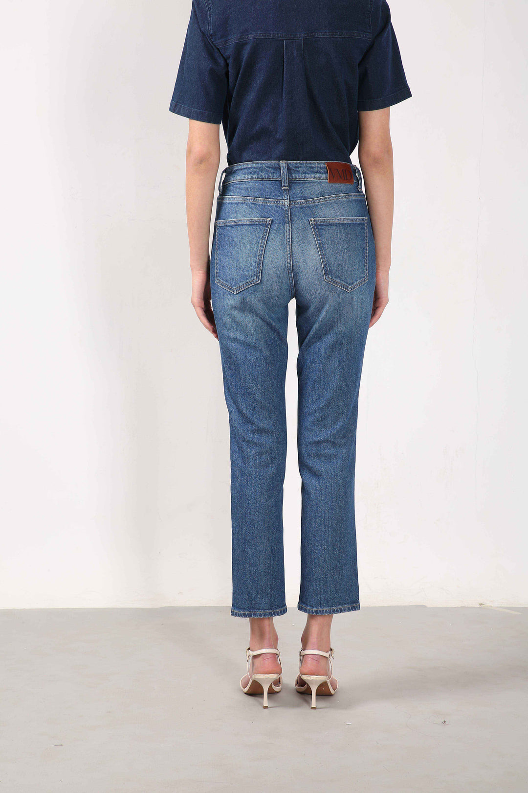 Vero Moda Blue Mid Rise Skinny Fit Jeans