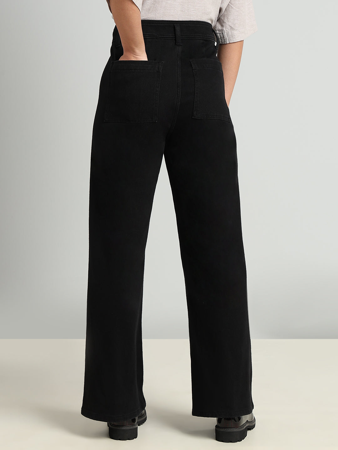 High Rise Wide Leg Jeans