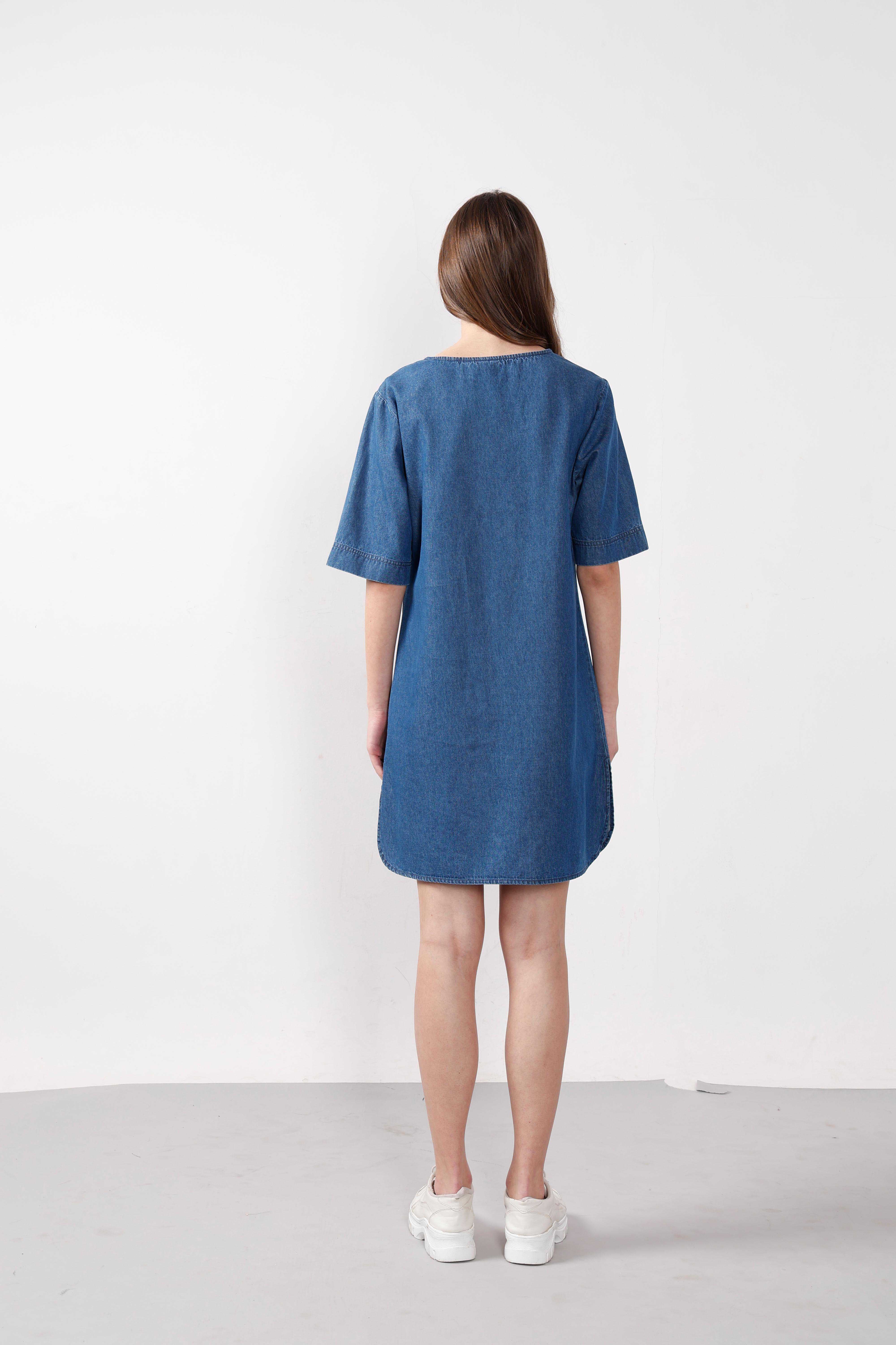 Vero Moda Blue Denim Dress