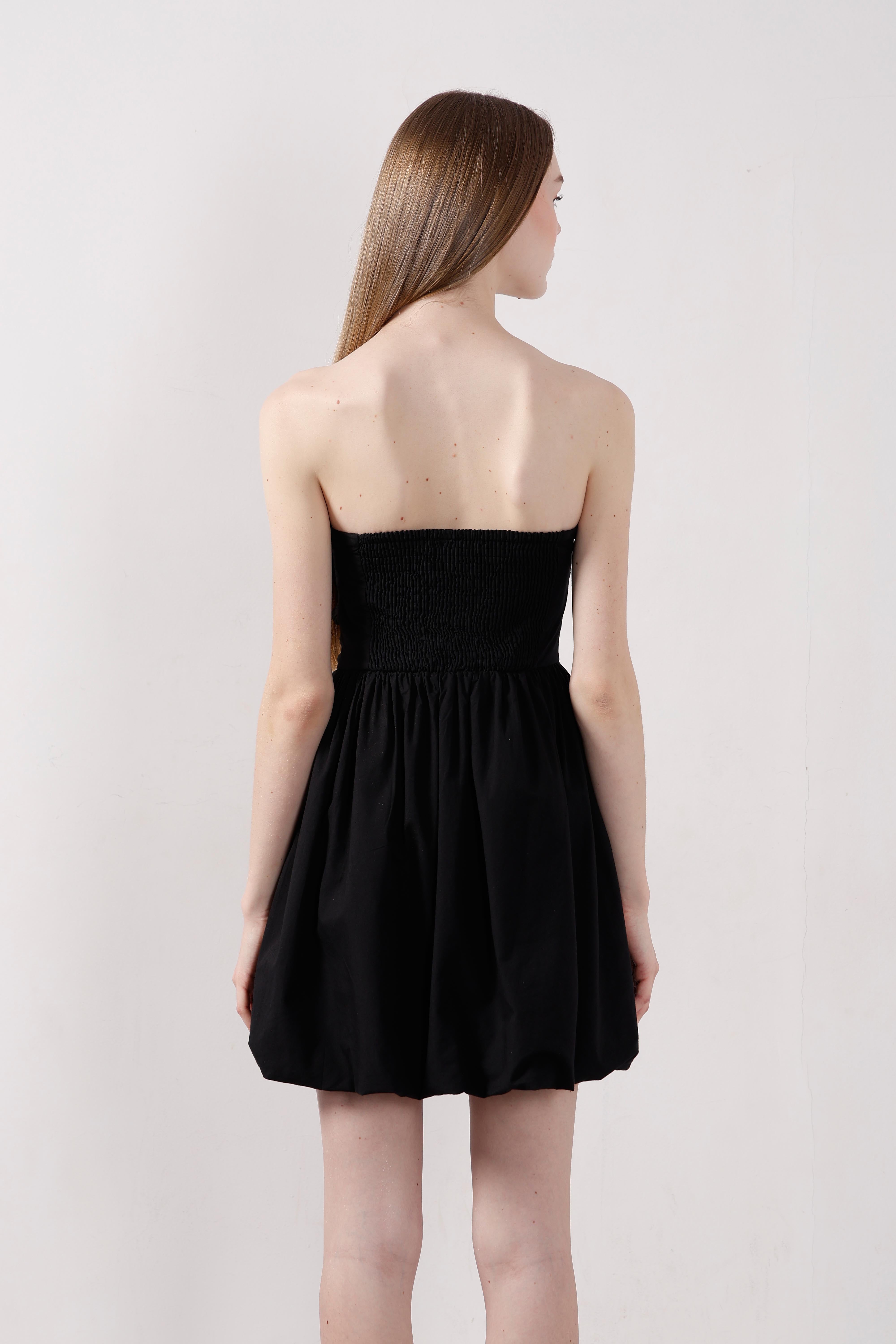 Vero Moda Black Bubble Hem Dress