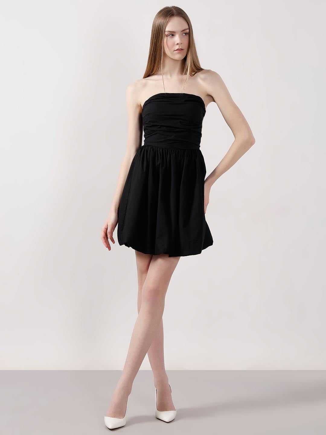 Vero Moda Black Bubble Hem Dress