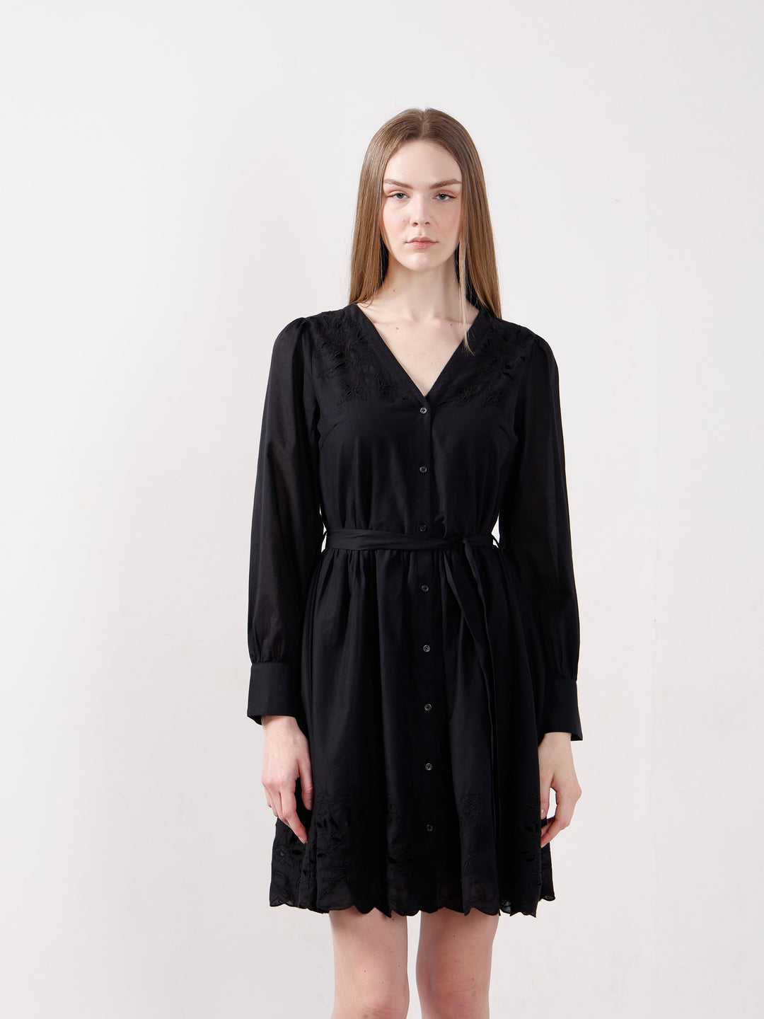 Vero Moda Black Mini Shirt Dress