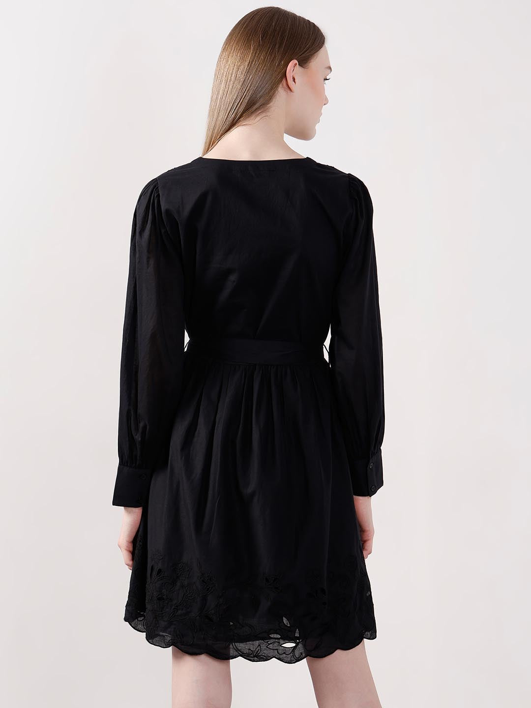 Vero Moda Black Mini Shirt Dress