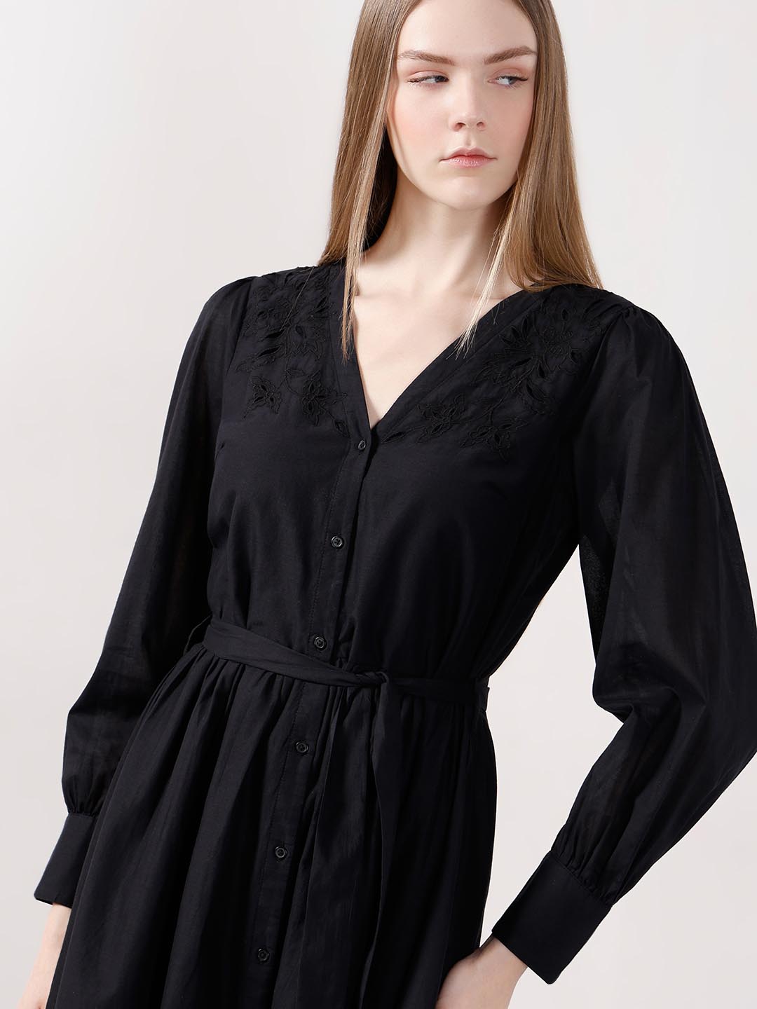 Vero Moda Black Mini Shirt Dress