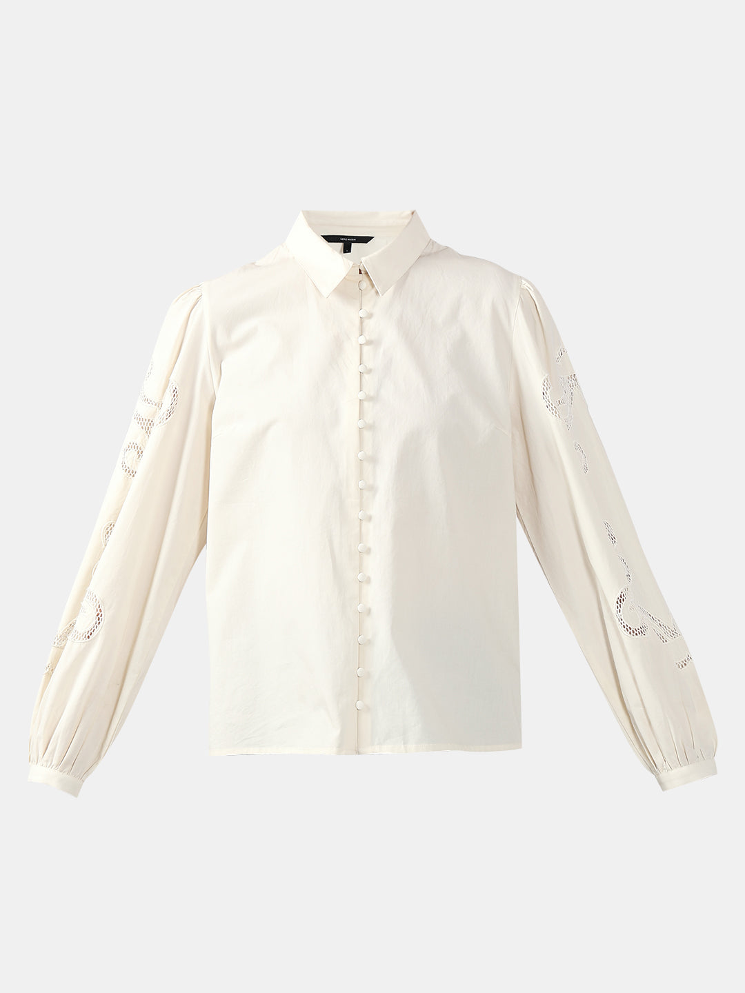 VERO MODA Ivory Button-Down Shirt