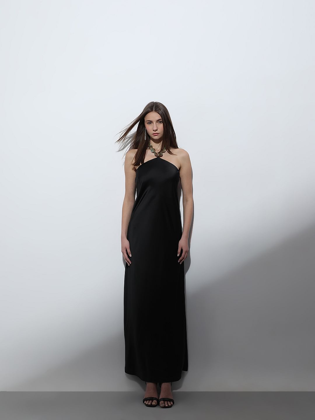 Black Halter Neck Dress