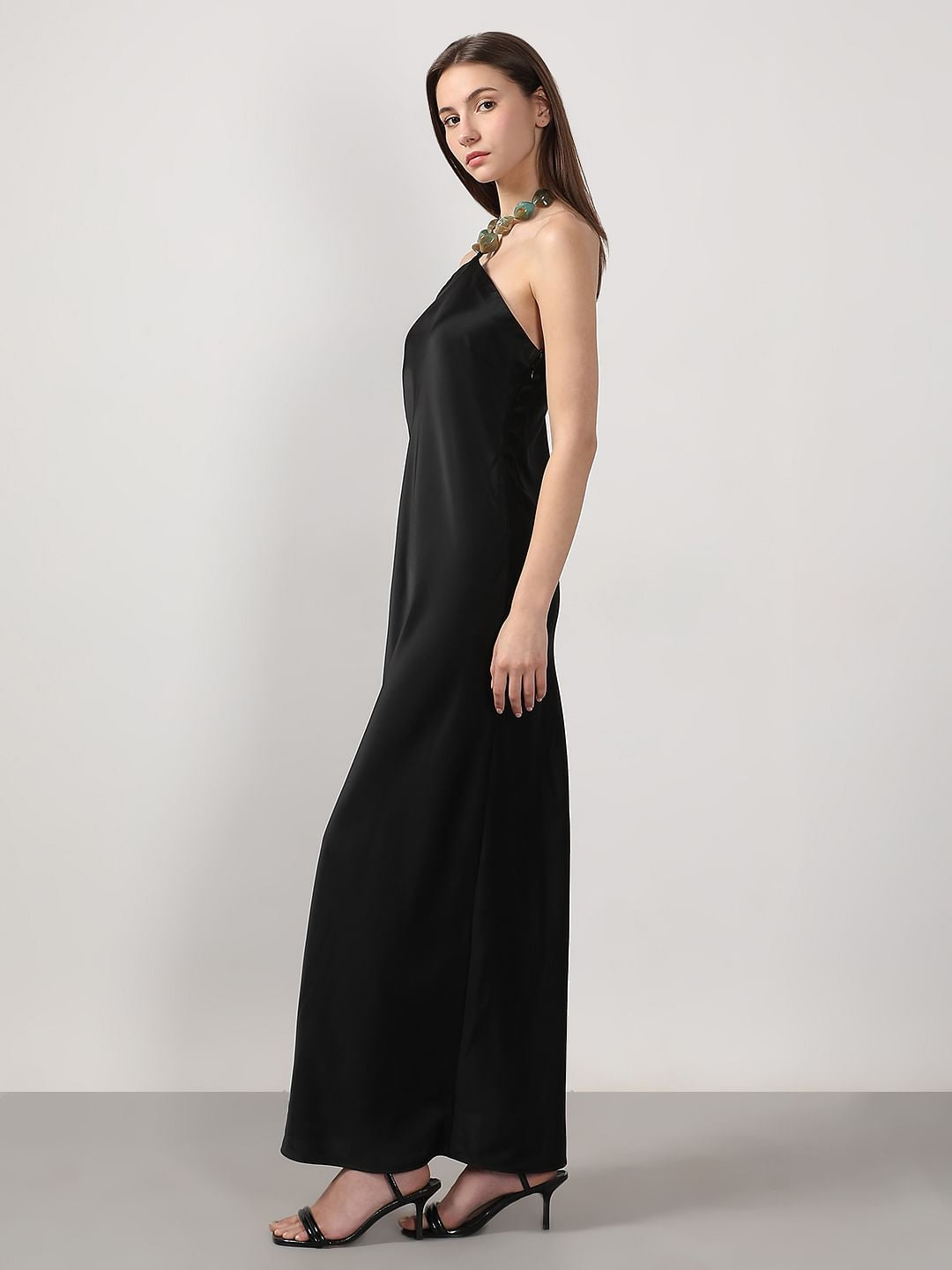 Black Halter Neck Dress