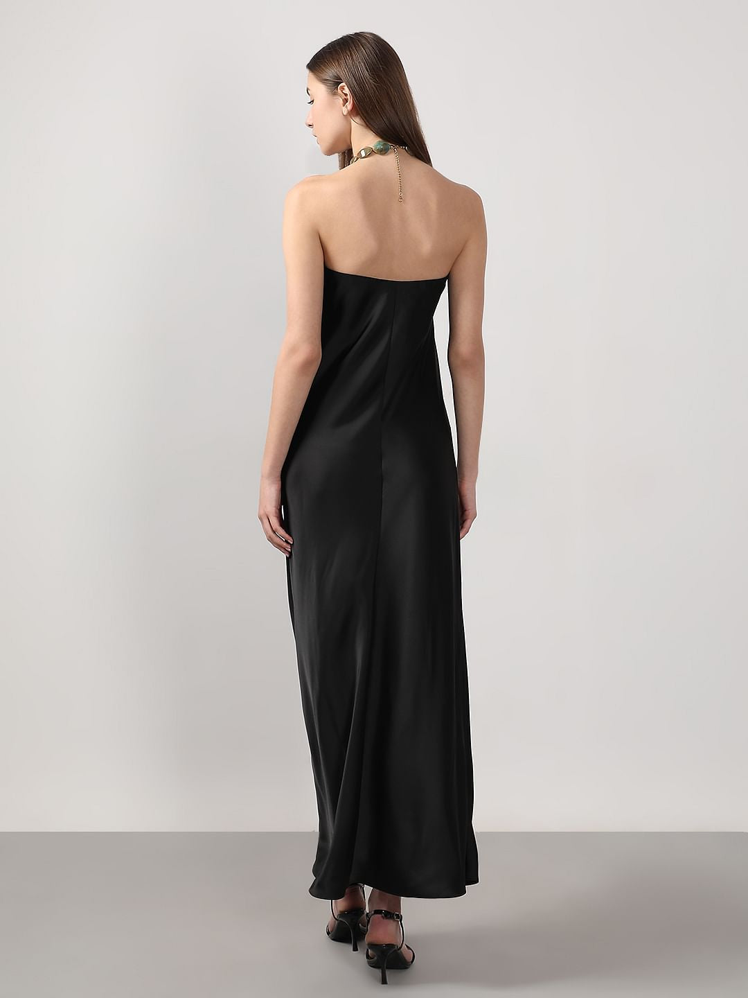 Black Halter Neck Dress