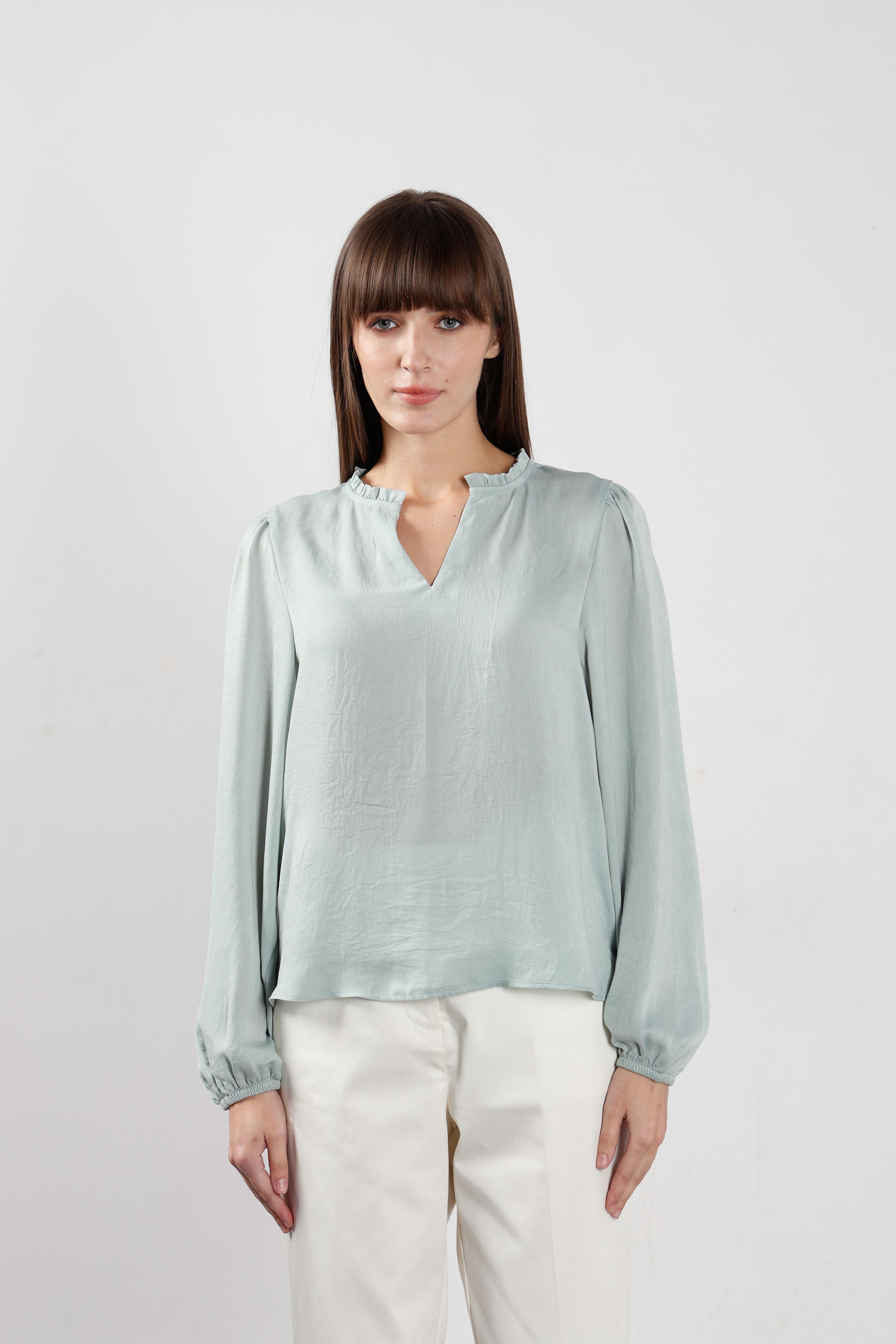 Vero Moda Mint Full Sleeves Top