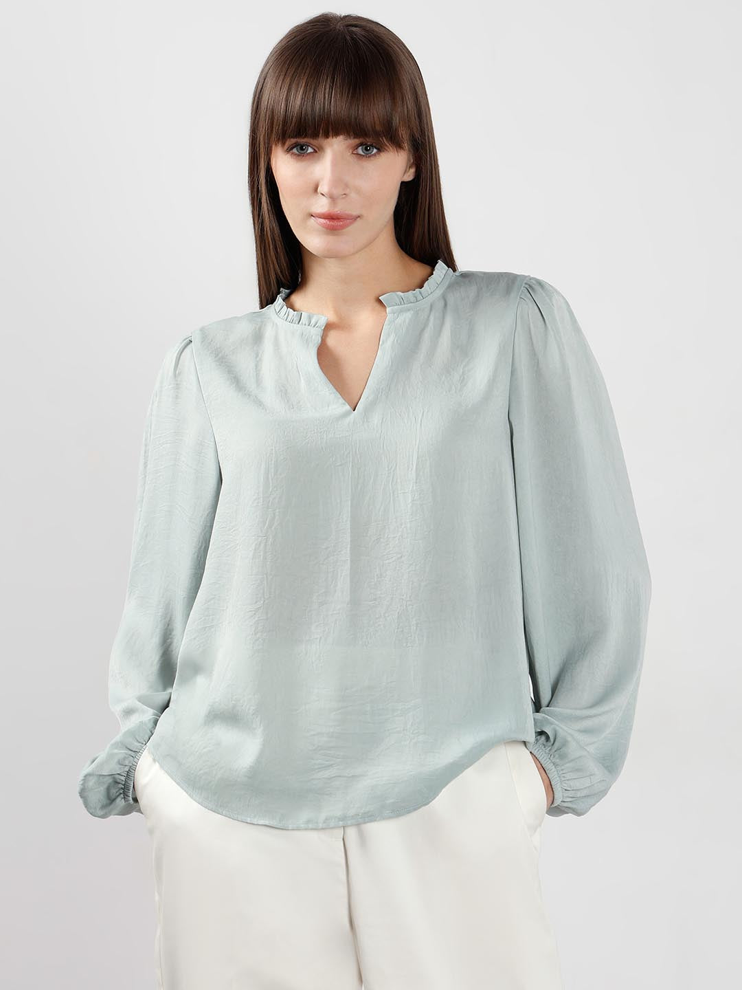 Vero Moda Mint Full Sleeves Top