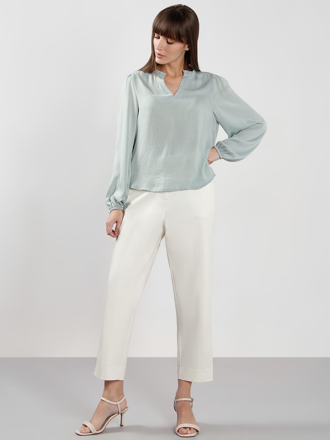 Vero Moda Mint Full Sleeves Top