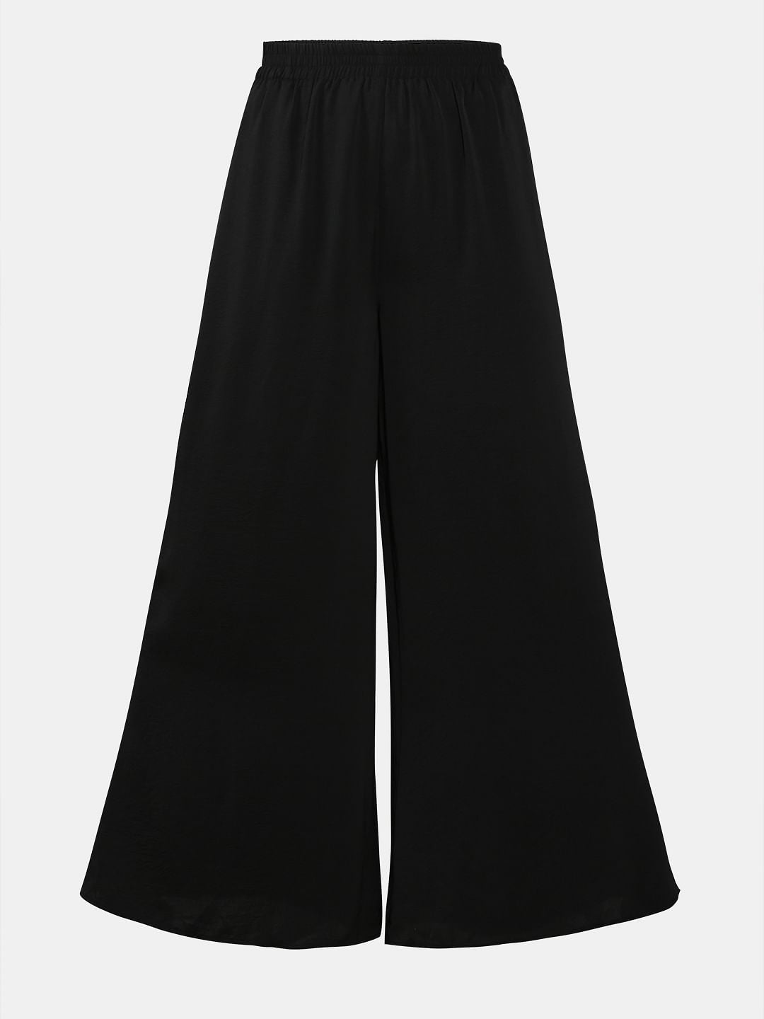 Black Wide Leg Trousers
