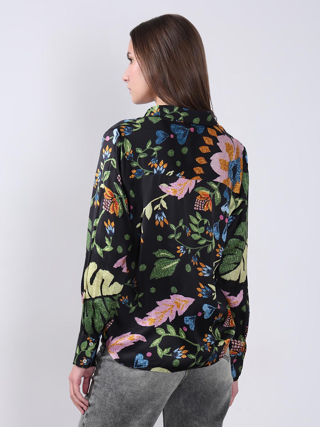 Vero Moda Black Printed Shirt