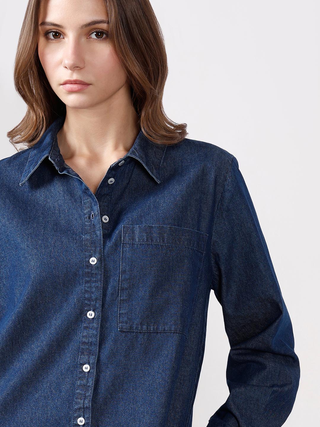 Blue Denim Shirt