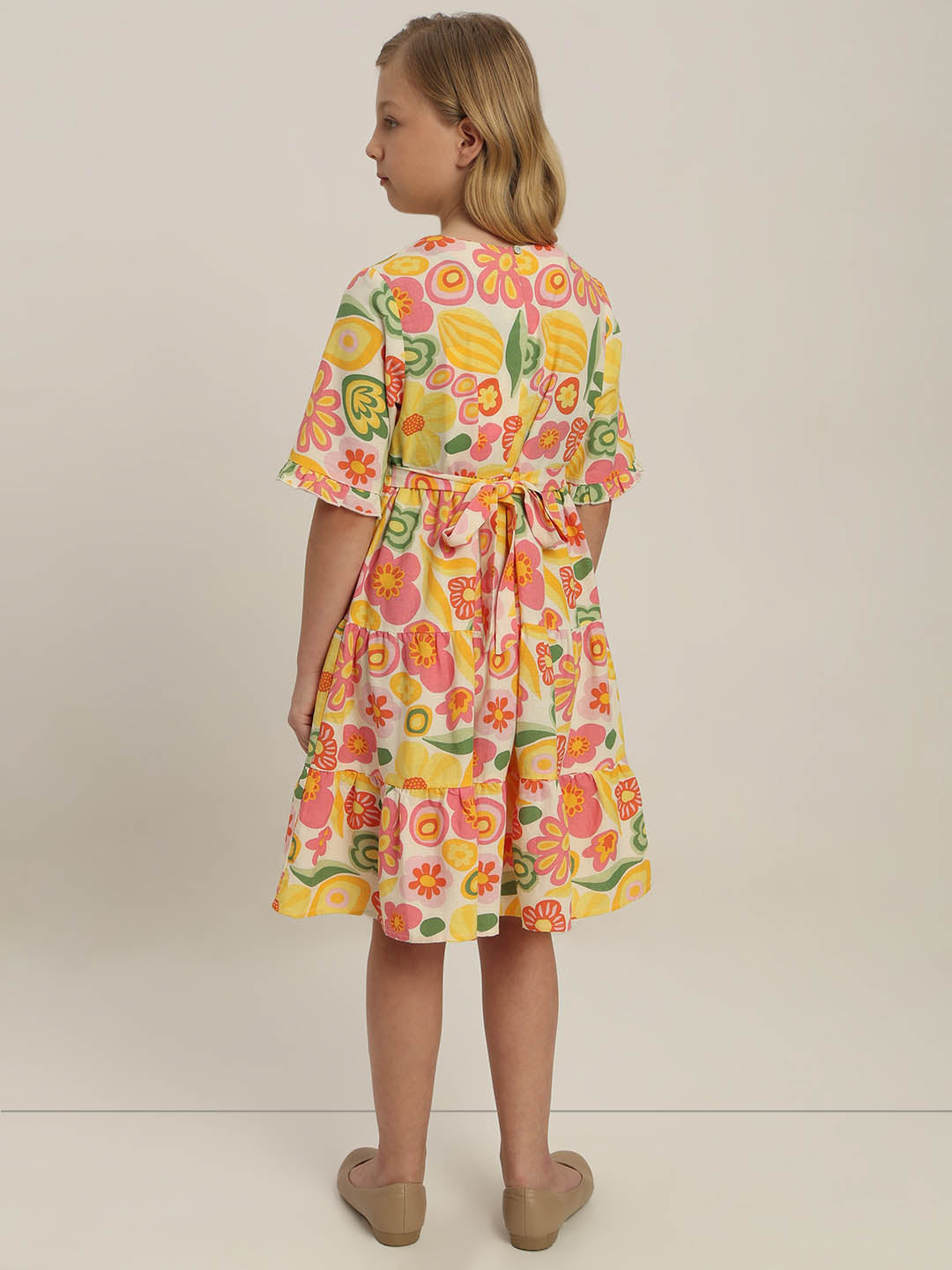 GIRLS Floral Fit & Flare Dress