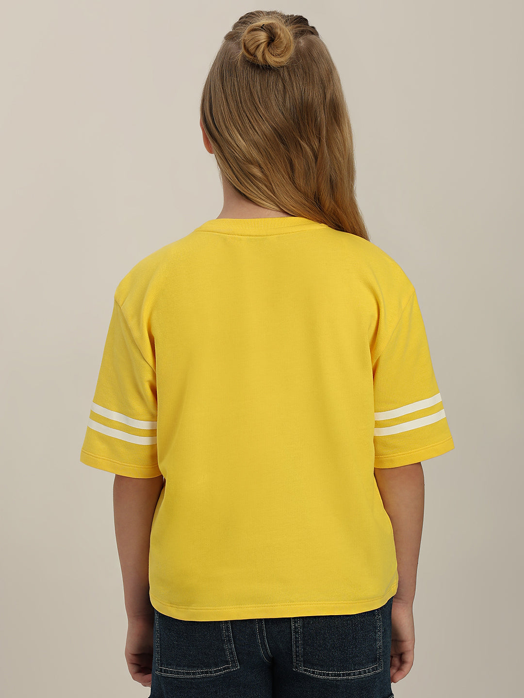 GIRLS Yellow Zootopia Print T-shirt