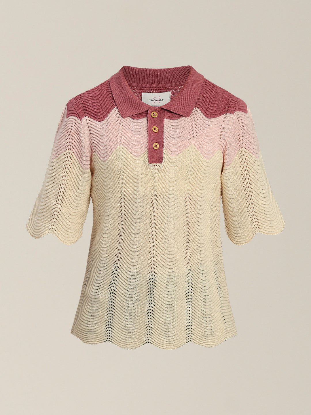 GIRL Colourblocked Knitted Polo