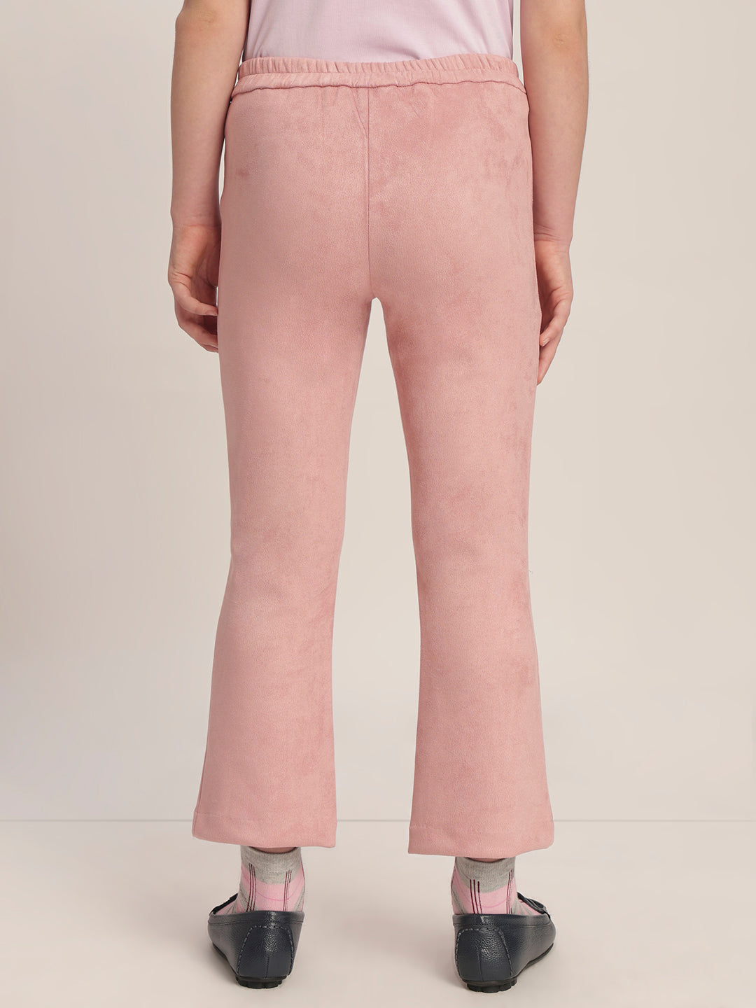 Girls Pink Bootcut Pants