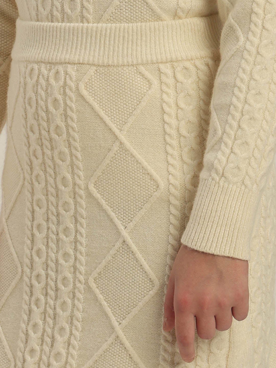 GIRLS Cable Knit Skirt
