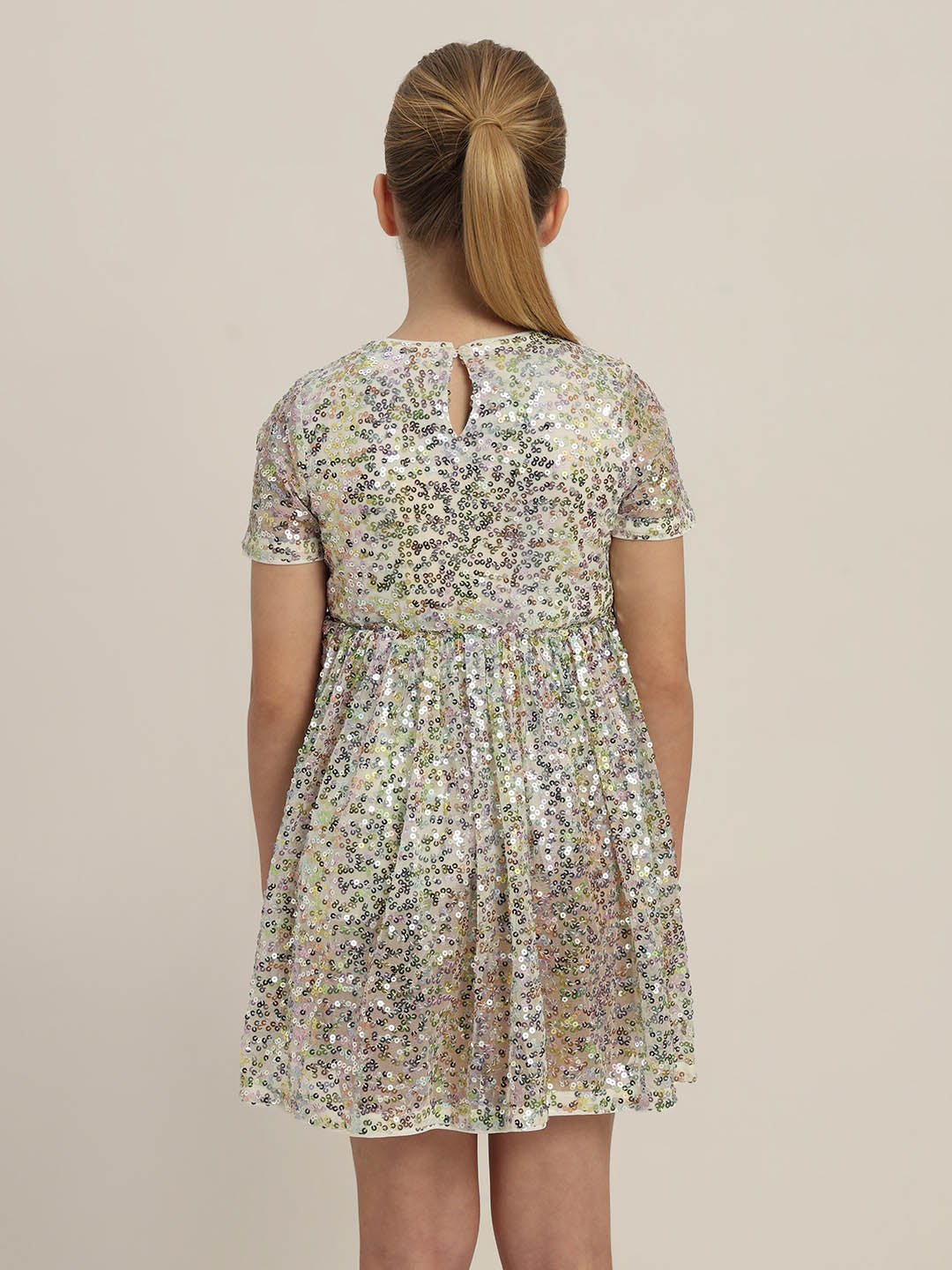 GIRLS Embellished Fit & Flare Dress