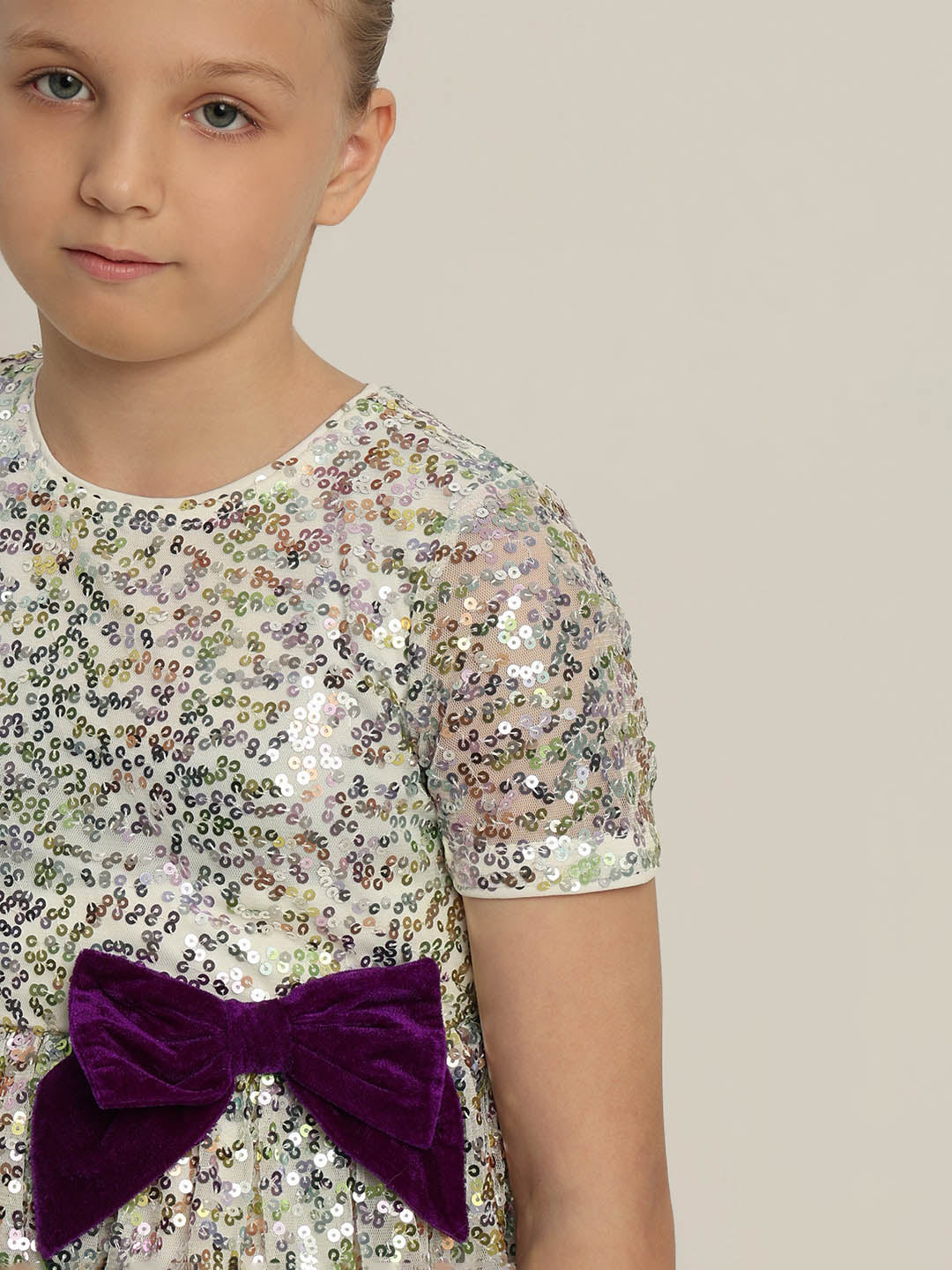 GIRLS Embellished Fit & Flare Dress