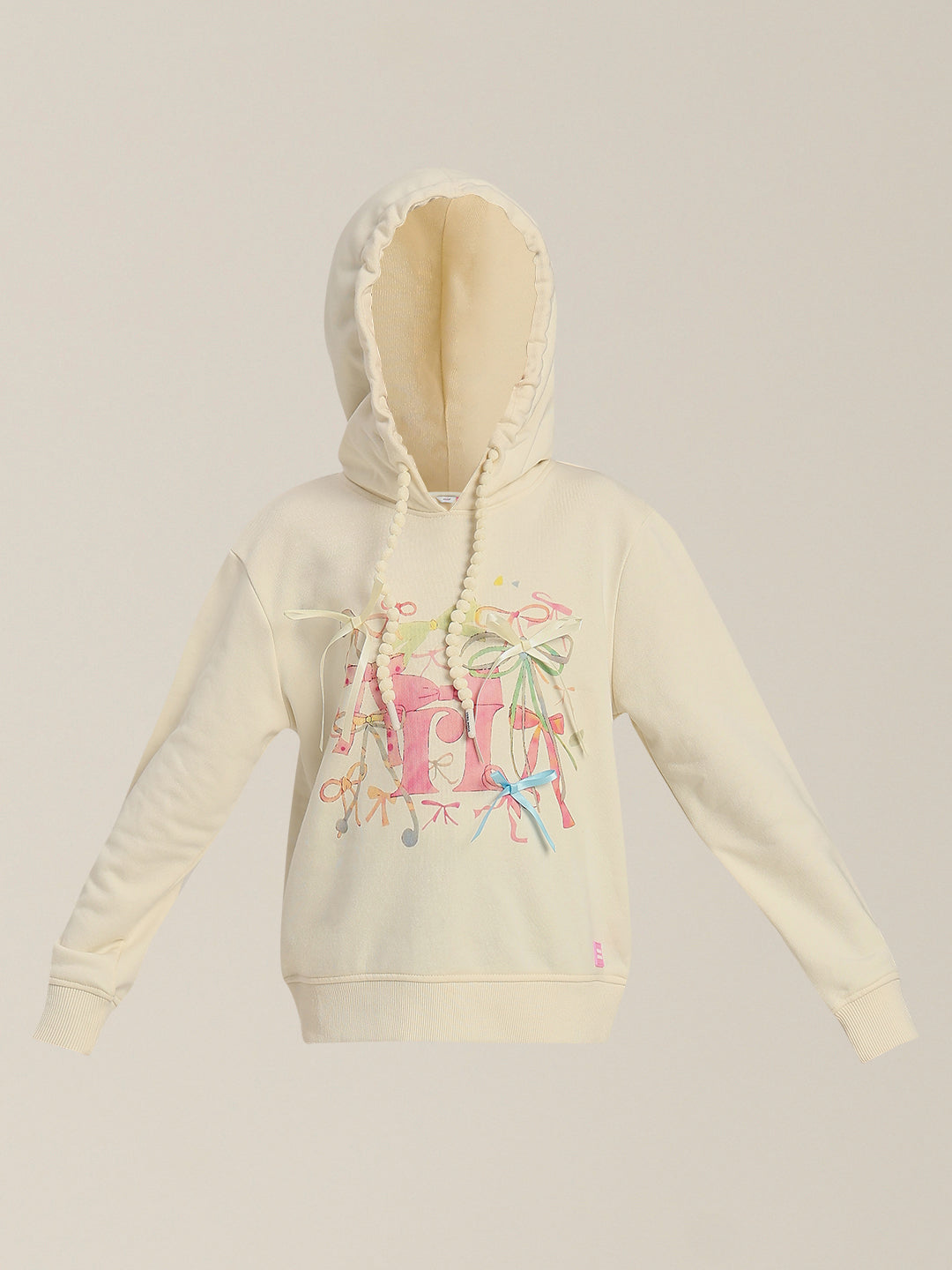 GIRL Printed Hooded Sweatshirt