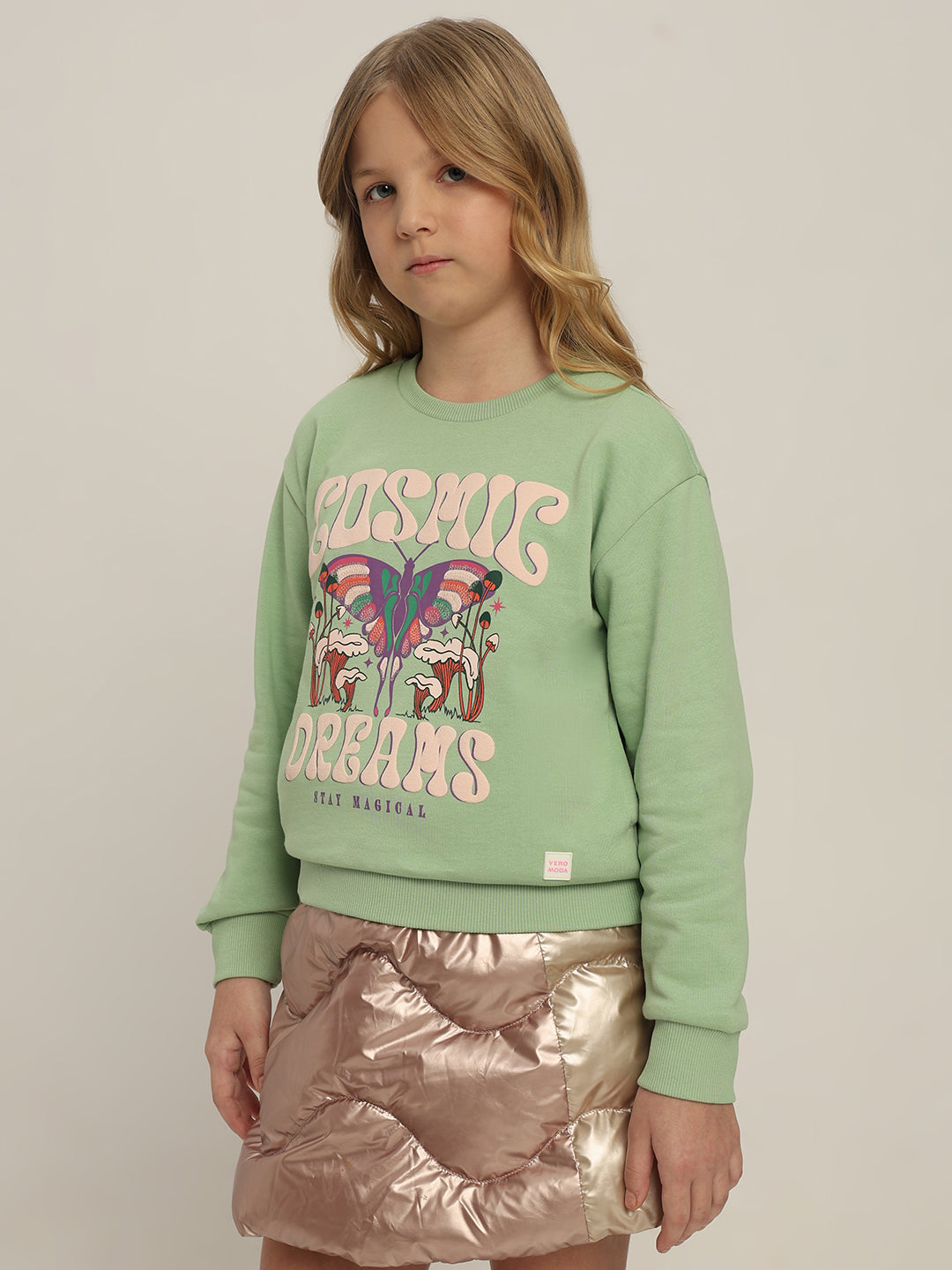 GIRL Printed Cotton Sweatshirt