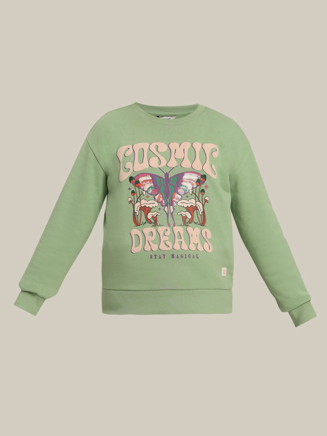 GIRL Printed Cotton Sweatshirt