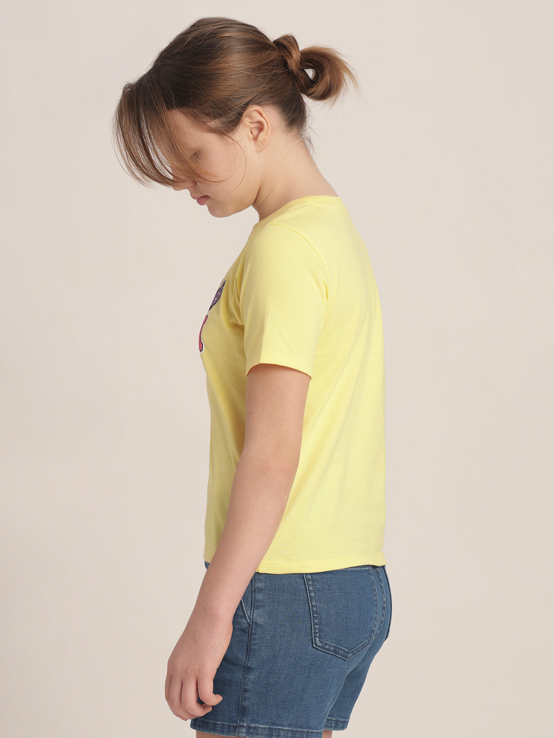 Girls Graphic Print T-shirt