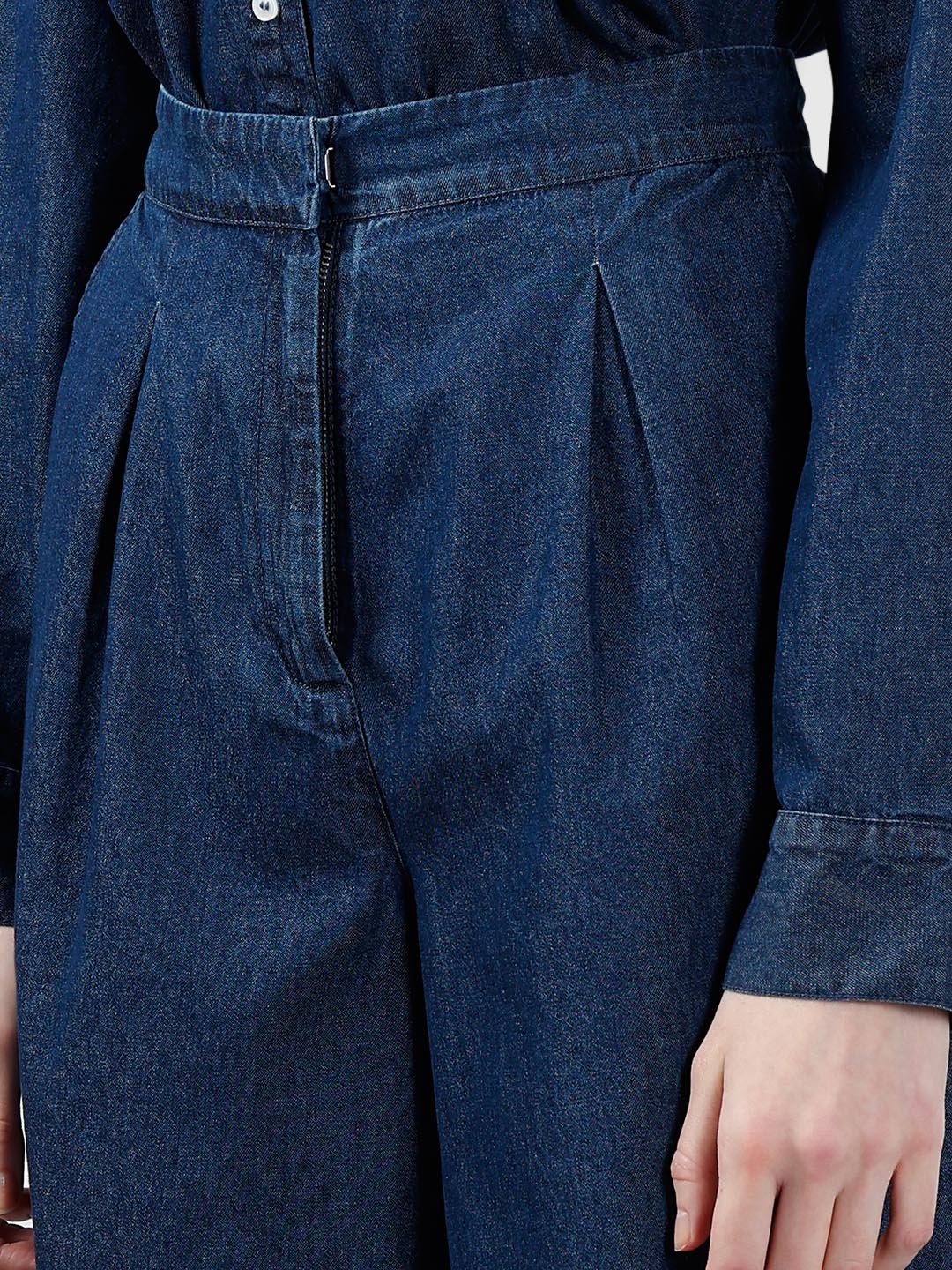 Vero Moda Dark Blue Bermuda Denim Shorts