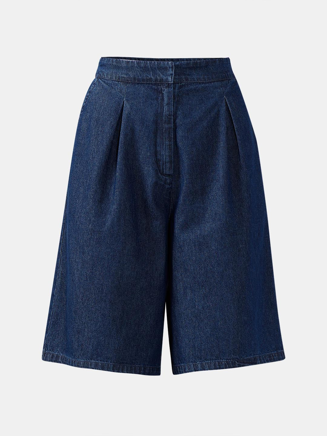 Vero Moda Dark Blue Bermuda Denim Shorts