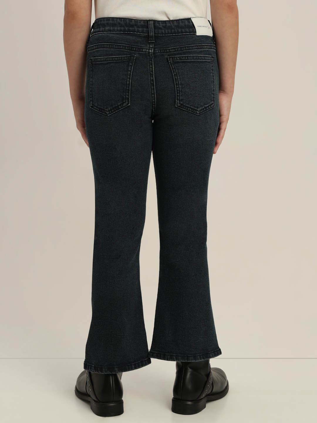 GIRLS Mid Rise Bootcut Jeans