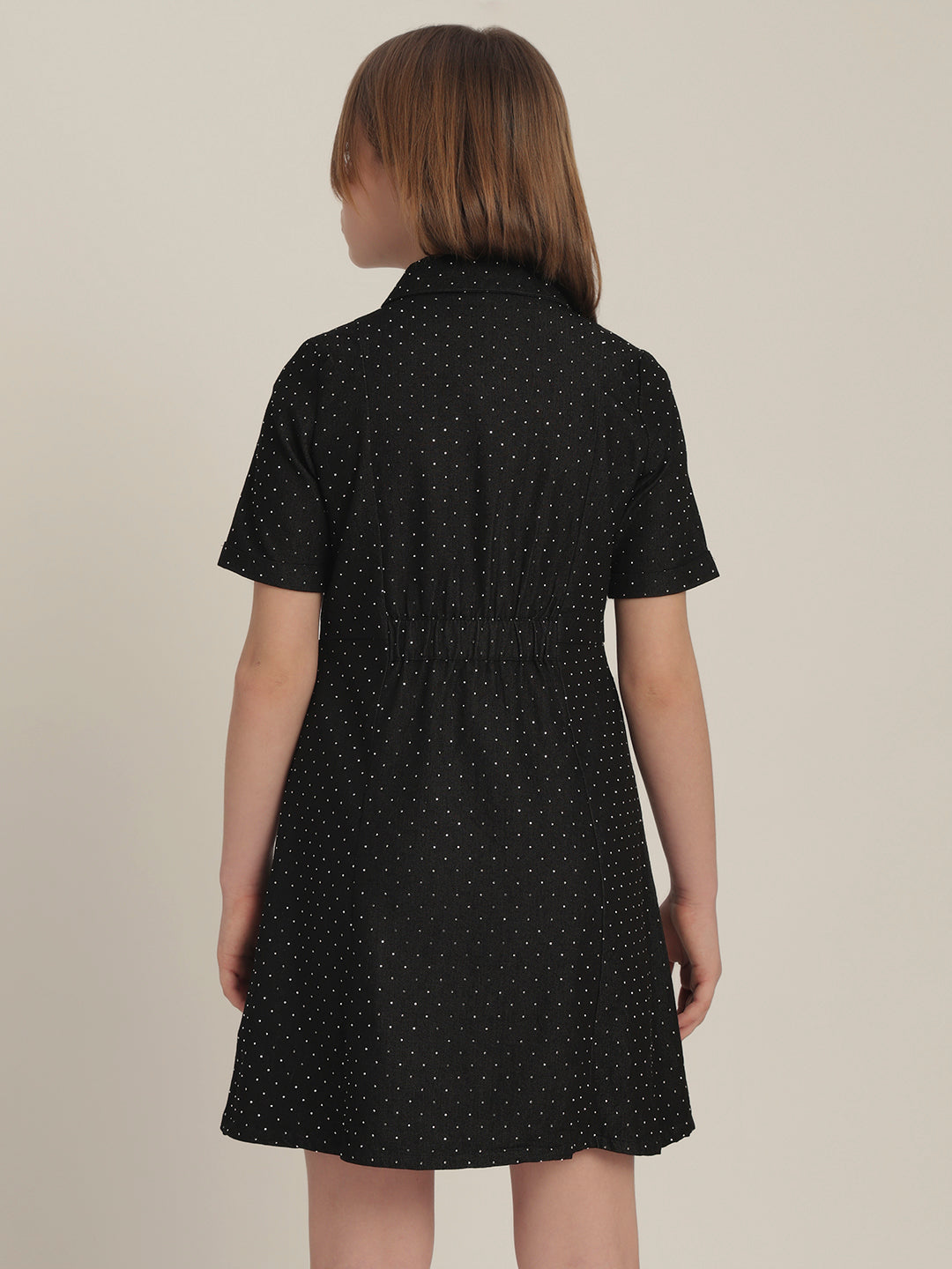 Girls Polka Dot Shirt Dress