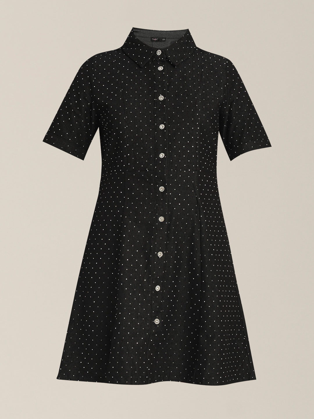 Girls Polka Dot Shirt Dress