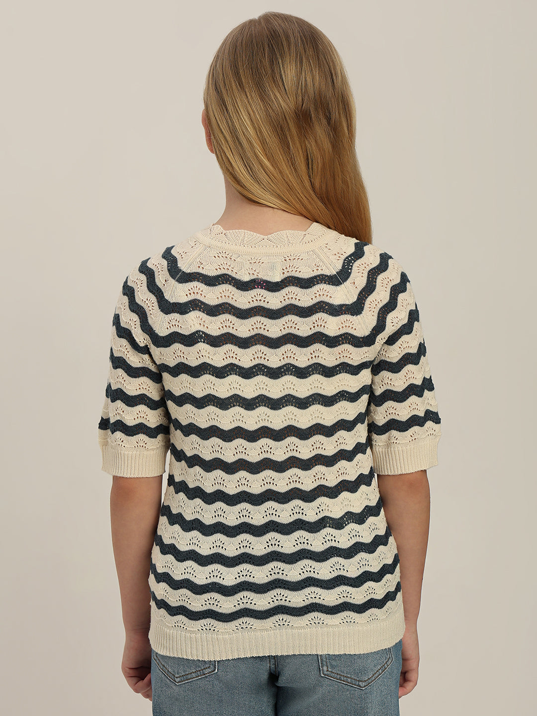 GIRL Striped Pullover
