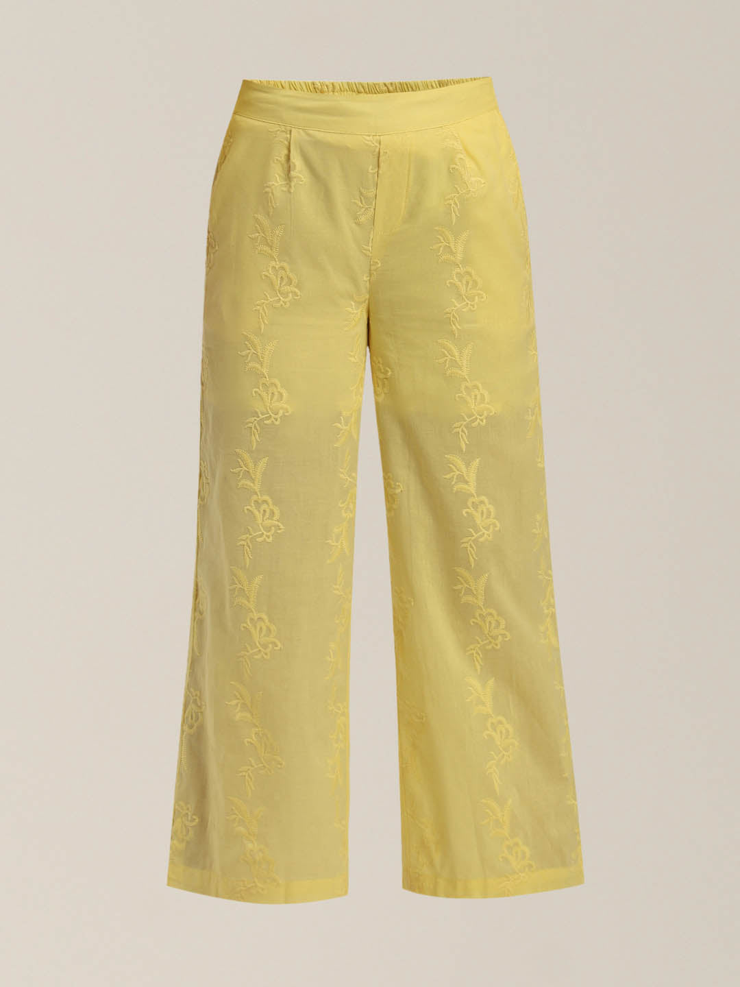 GIRLS Yellow Cotton Pants