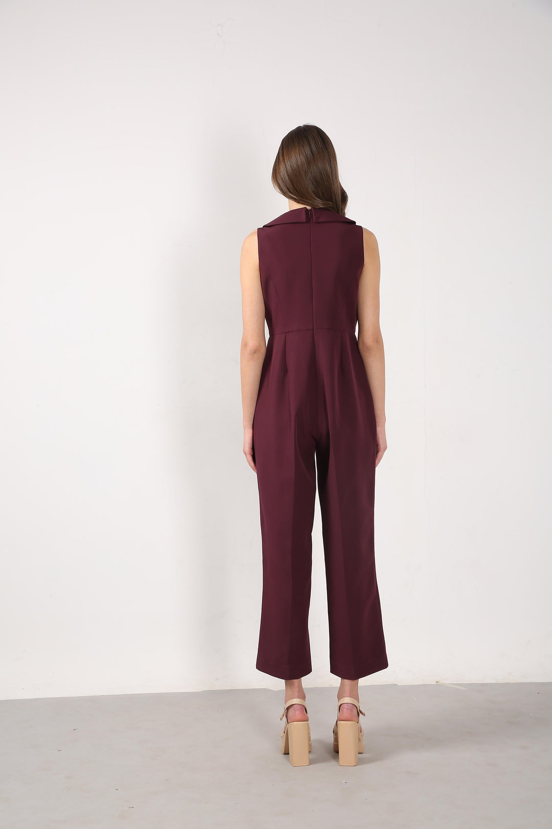 Vero Moda Maroon Jumpsuit