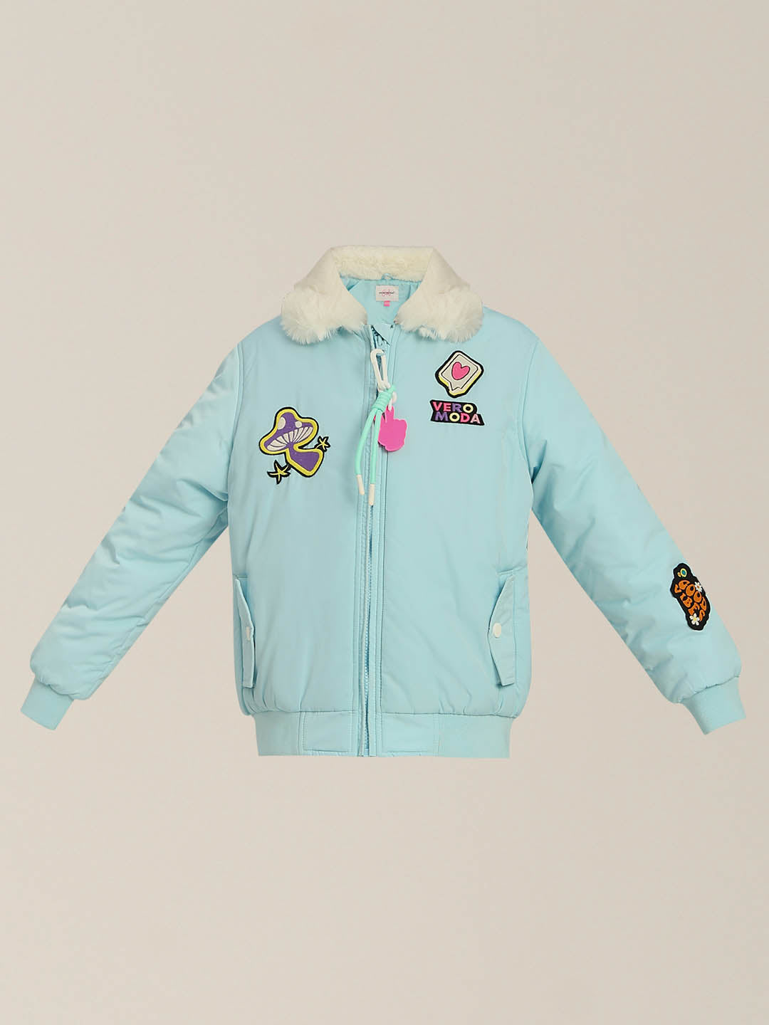 GIRLS Printed Bomber Jacket