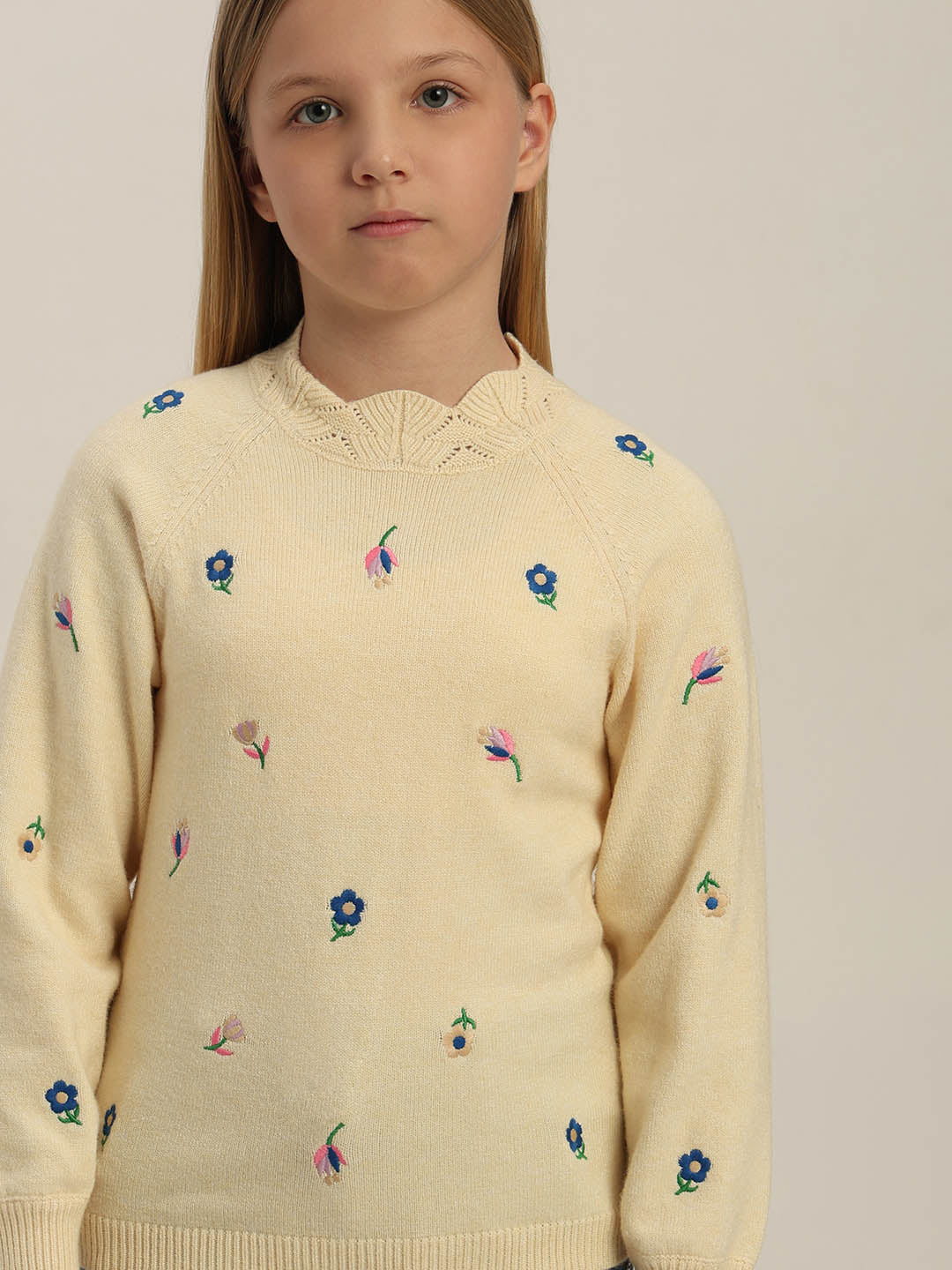 GIRLS Printed Knit Pullover