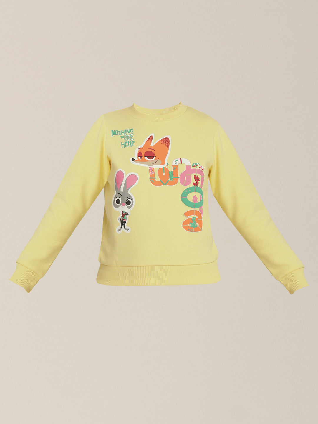 Girls Zootopia Print Sweatshirt