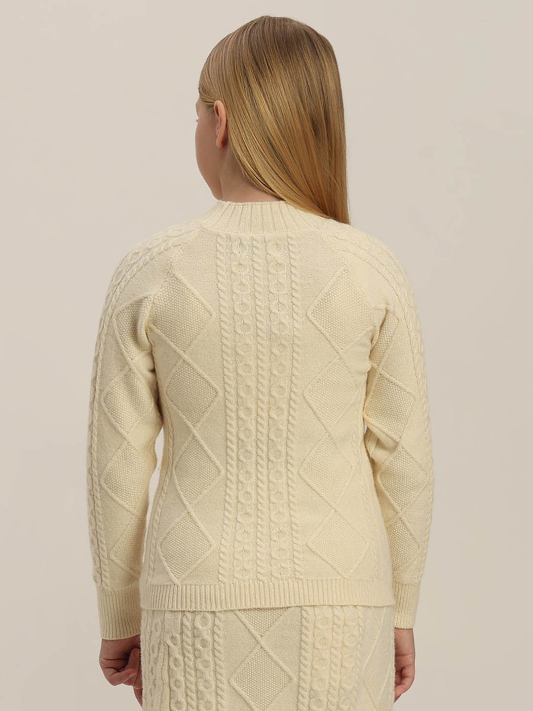 GIRLS Cable Knit Pullover