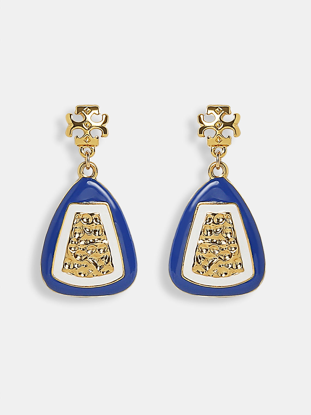 VERO MODA Golden Floral Drop Earrings