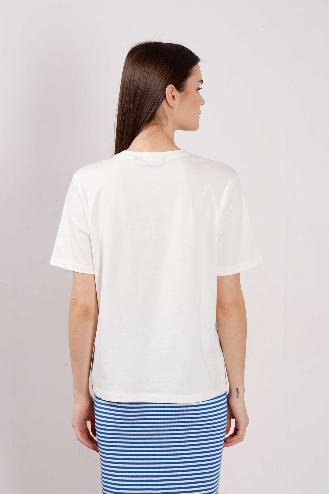 Vero Moda Bright White Printed T-Shirt