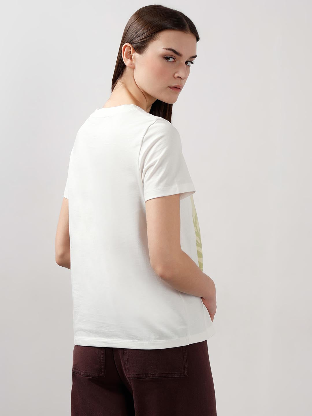 Vero Moda White Embellished Print T-Shirt