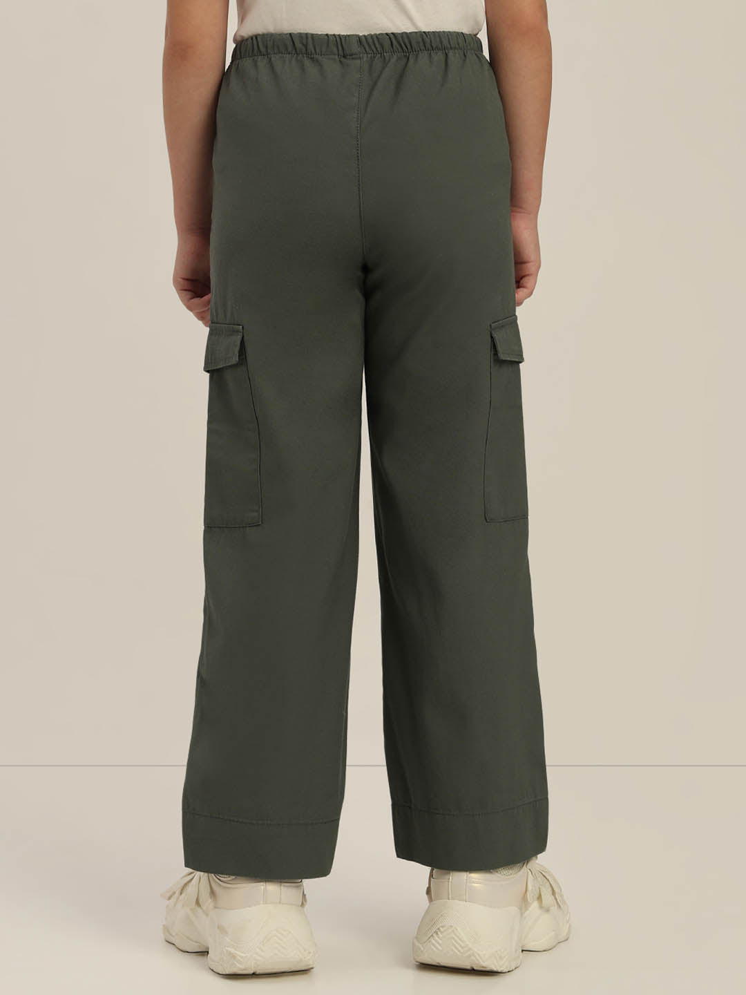 GIRLS Olive Green Cargo Pants