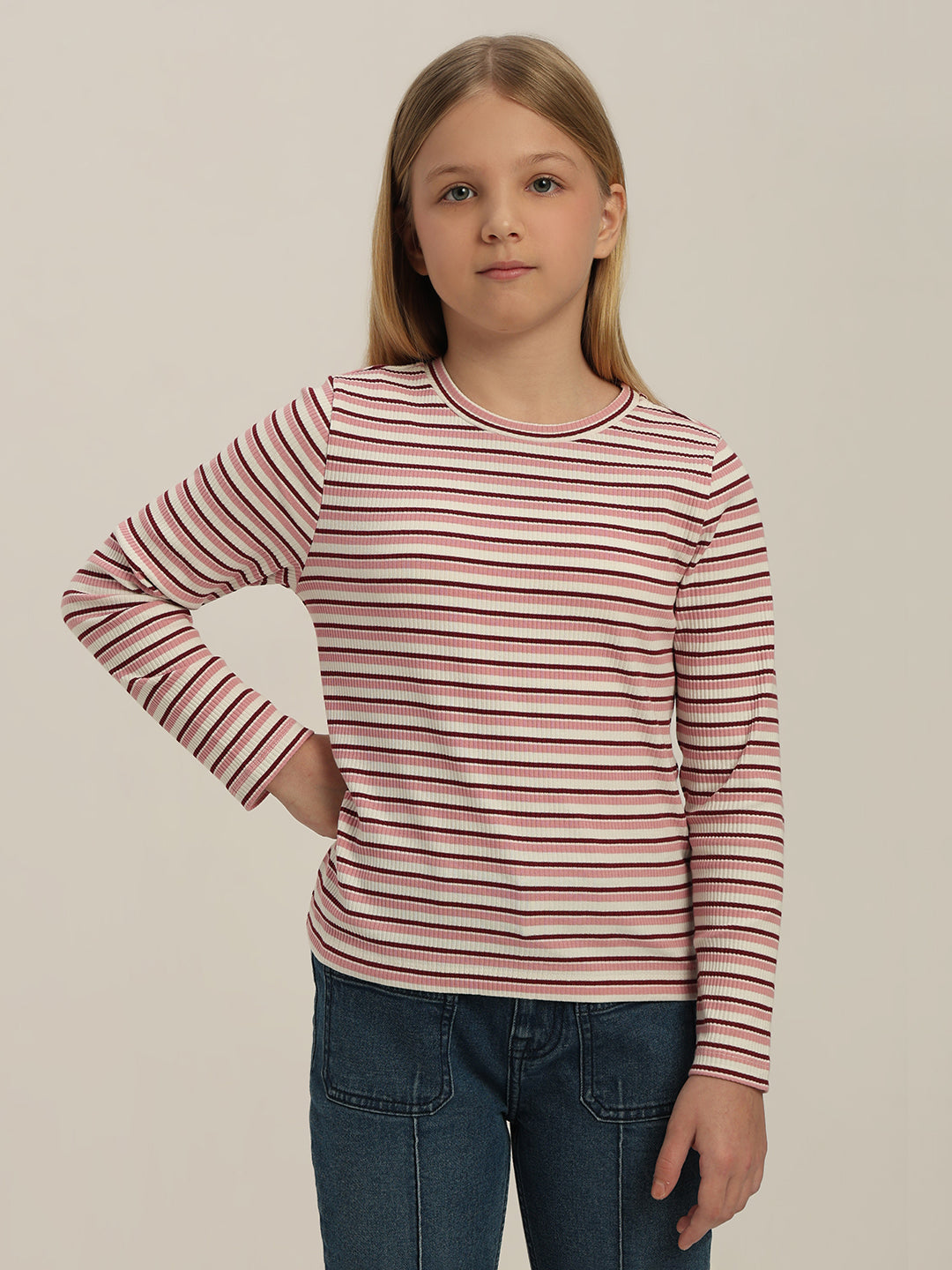GIRL Striped Top