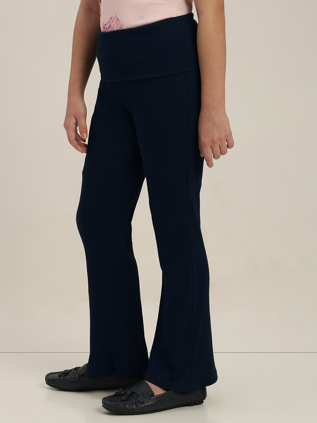 GIRLS High Stretch Fold Down Pants