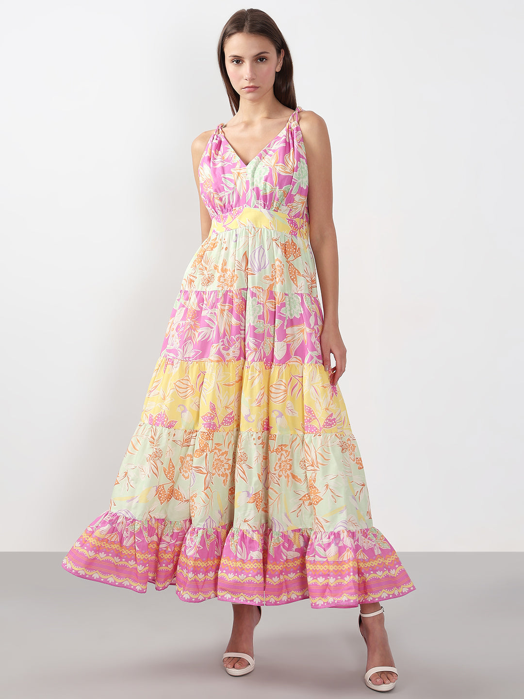 VERO MODA Purple Floral Print Dress